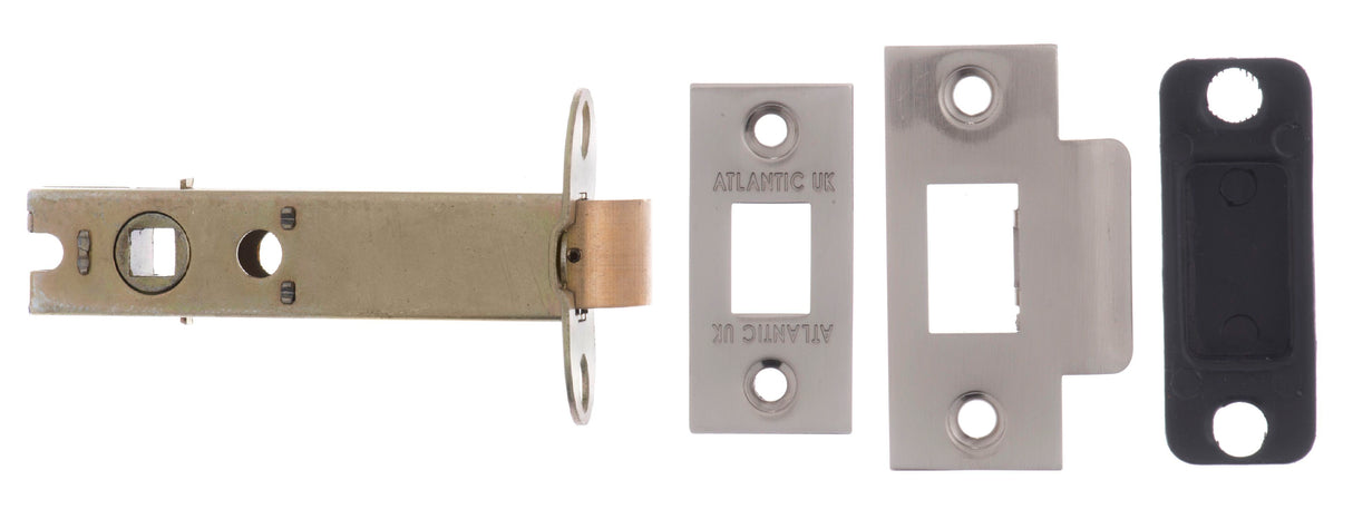 100mm (4") Satin Nickel Heavy Duty Tubular Latch | AL4SN