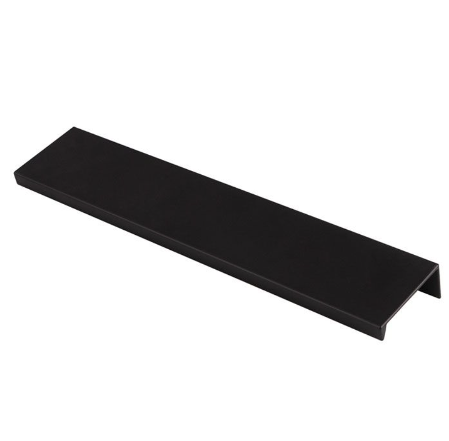 Matt Black 200mm Squared Edge Pull | FTD302CMB