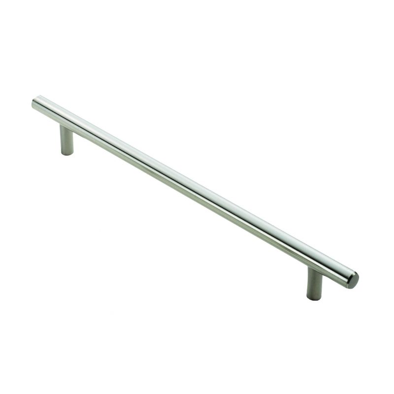 Satin Nickel Steel T Bar Cabinet Handle 160mm c/c |FTD445CSN