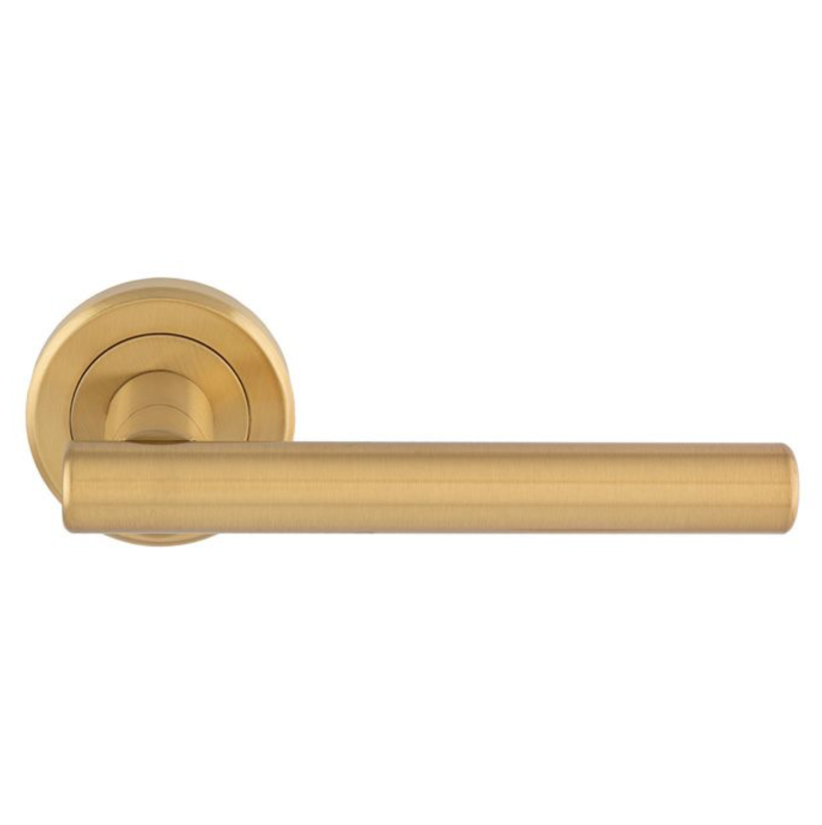 Serozetta Satin Brass Philadelphia Lever Handle | ZIN3121SB