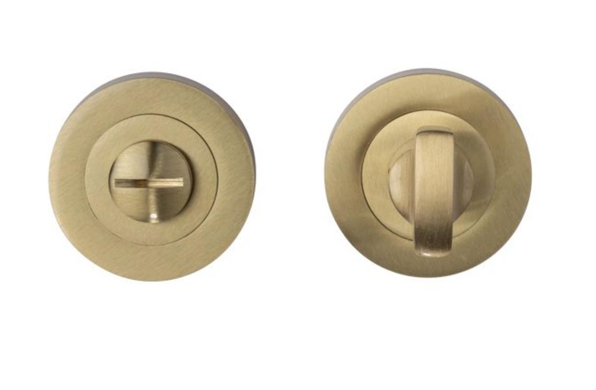 Carlisle Brass Satin Brass Snib Thumbturn & Release | EUL004SB