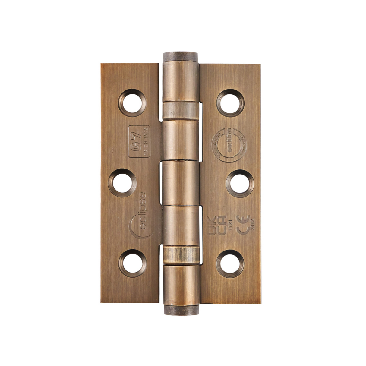 Eclipse Antique Brass 76mm 3" Grade 7 BB Hinges | 14852MAB