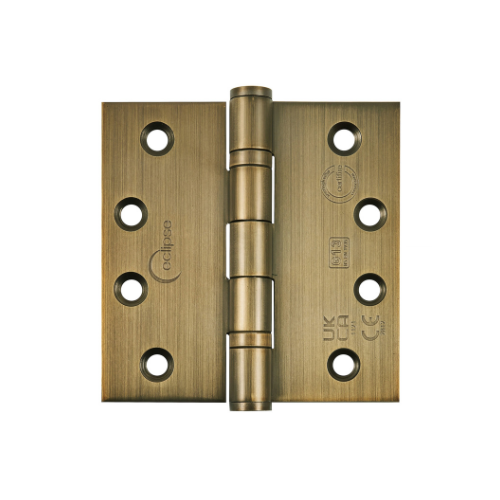 Eclipse Antique Brass 102 x 102mm Grade 13 BB Hinges | 14841MAB