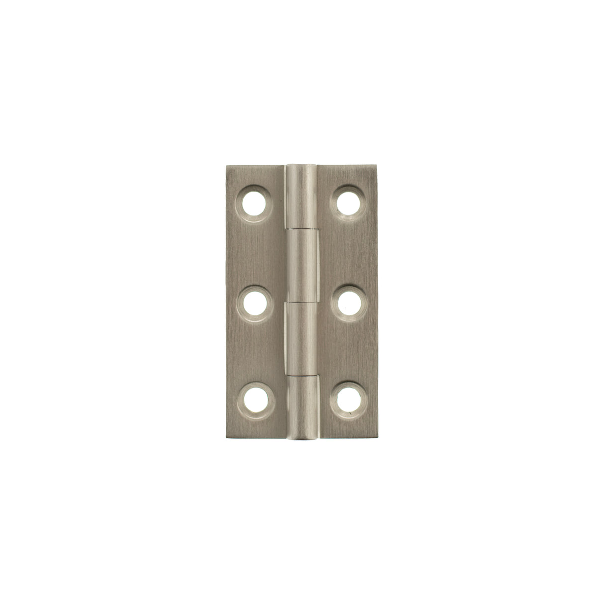 Millhouse Brass Cabinet Butt Hinges 50mm x 28mm x 2mm - Satin Nickel