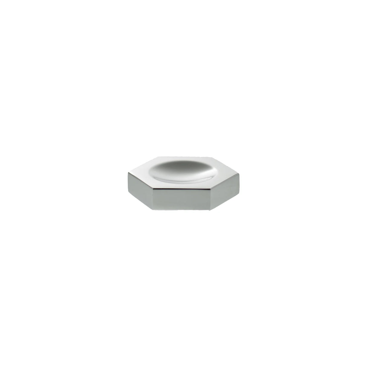 Millhouse Brass Polished Chrome Pennington Hexagonal Cabinet Finger Pull | MHCH1338PC