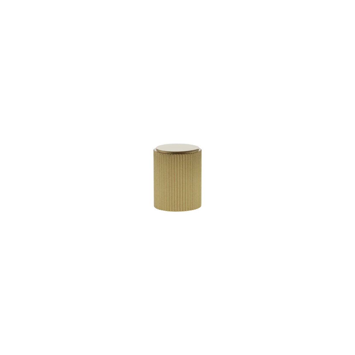 Millhouse Brass Satin Brass Battersea Linear Cylinder Cabinet Knob | MHCL1420SB