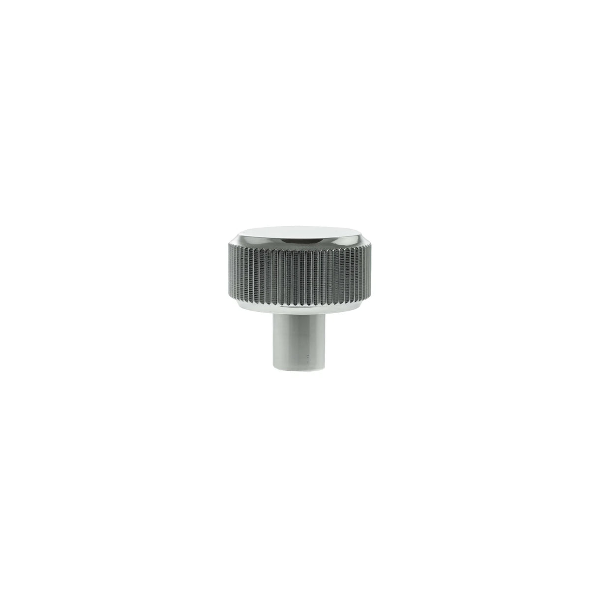 Millhouse Brass Polished Chrome Battersea Linear Round Cabinet Knob | MHCL1532PC