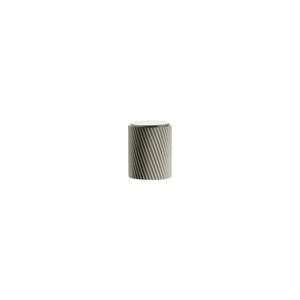 Millhouse Brass Satin Nickel Paddington Spiral Cylinder Cabinet Knob | MHCS1420SN