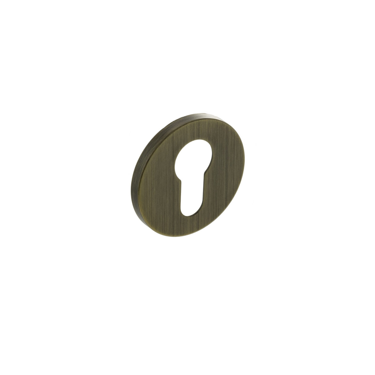 Millhouse Yester Bronze Euro Escutcheon on 5mm slimline rose | MHSREYB