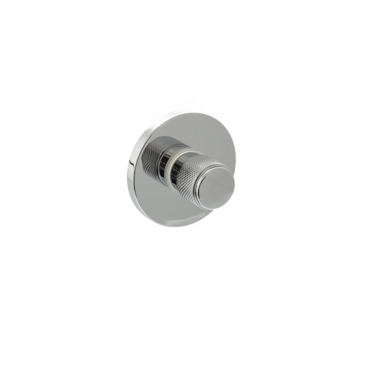 Millhouse Polished Chrome Knurled WC Turn & Release on 5mm rose | MHSRKWCPC