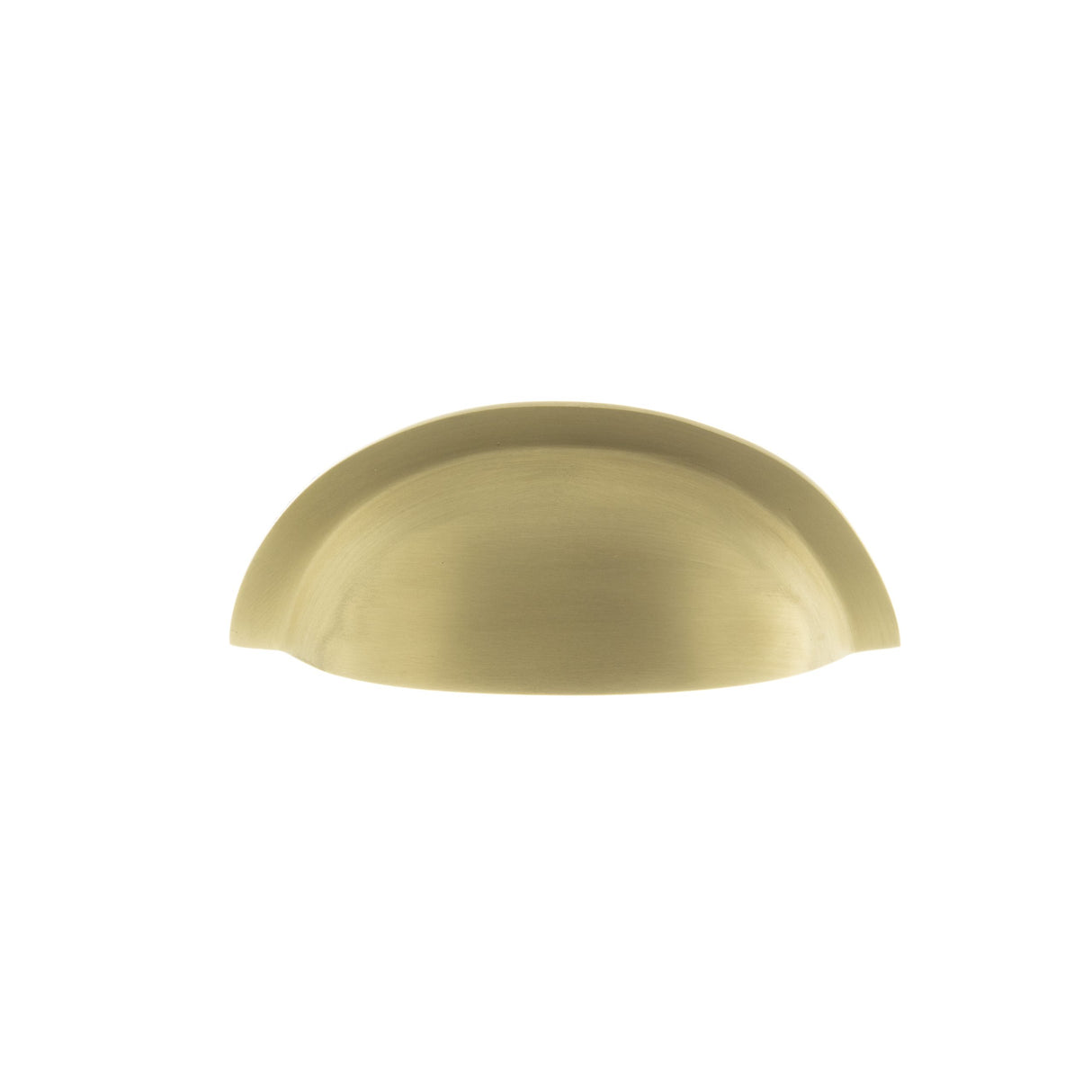 Satin Brass Winchester Cabinet Cup Pull | OEC1176SB