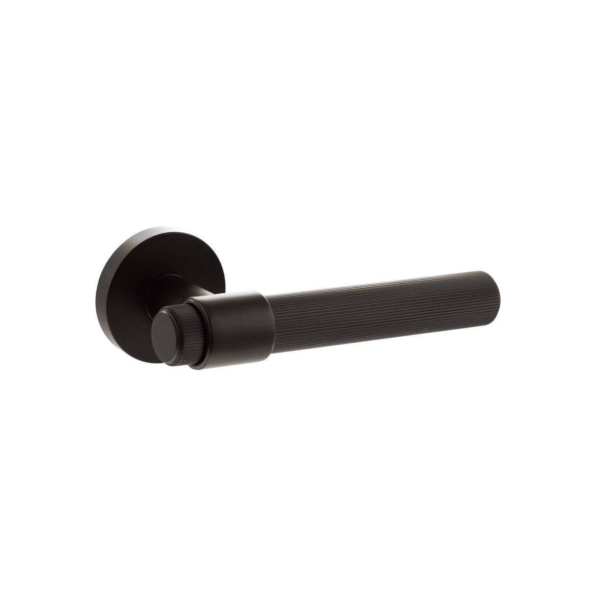 Set Urban Dark Bronze Fasana Lined Lever Handle | SPR165UDB