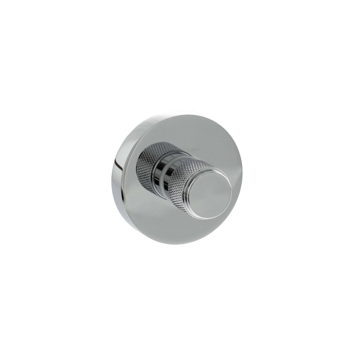 Polished Chrome Knurled WC Snib Turn & Release | SPRKWCPC