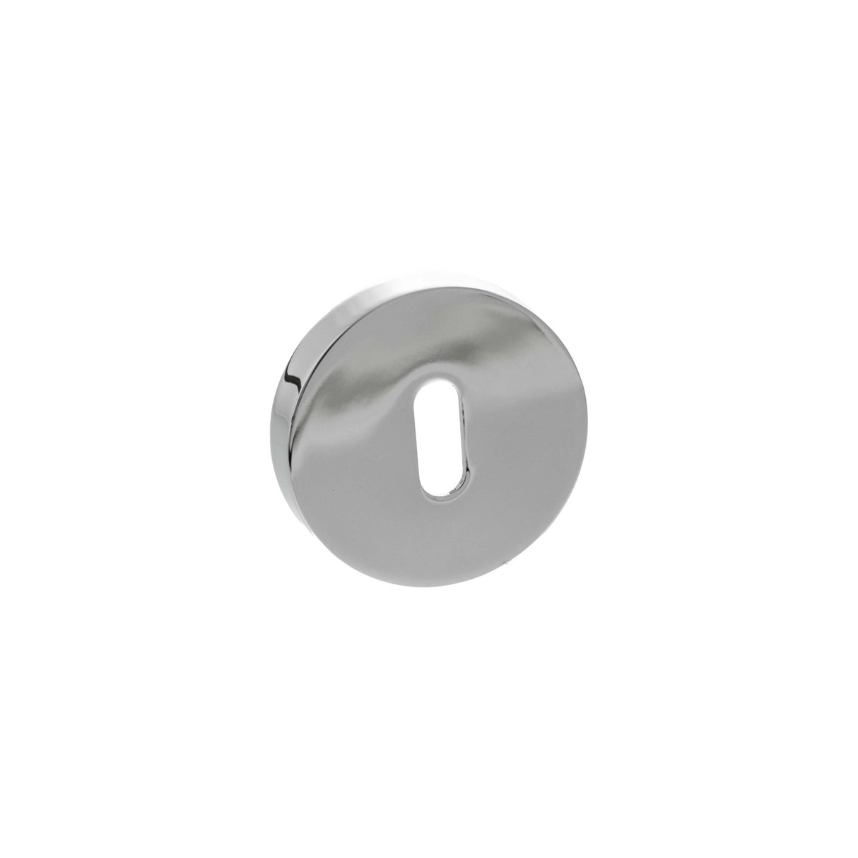 Senza Pari Polished Chrome Round Standard Key Escutcheon | SPROESCKPC