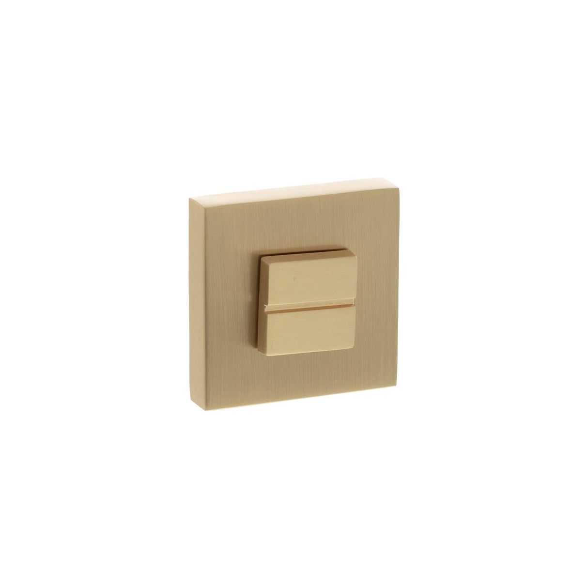Satin Brass Square WC Snib Turn & Release | SPWCSB