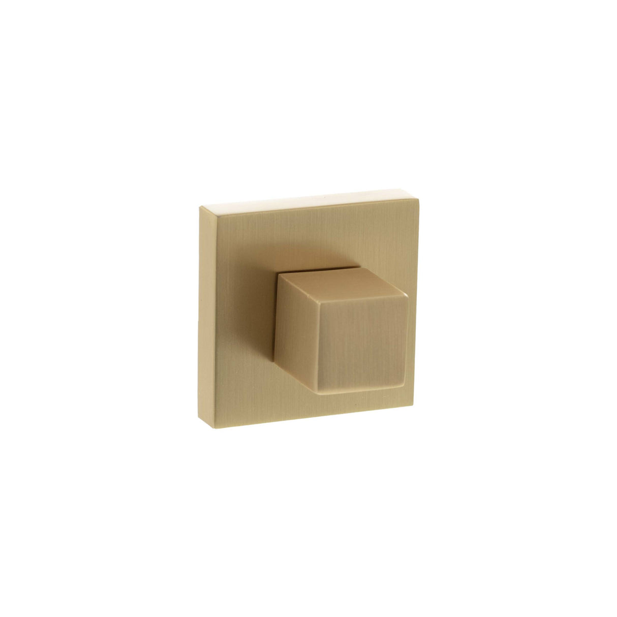 Satin Brass Square WC Snib Turn & Release | SPWCSB
