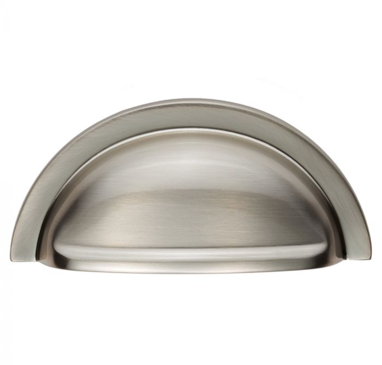 Satin Nickel 76mm Oxford Cup Pull | FTD558SN