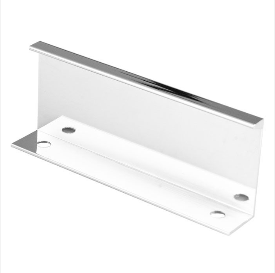 Polished Chrome 100mm Squared Edge Pull | FTD302BCP