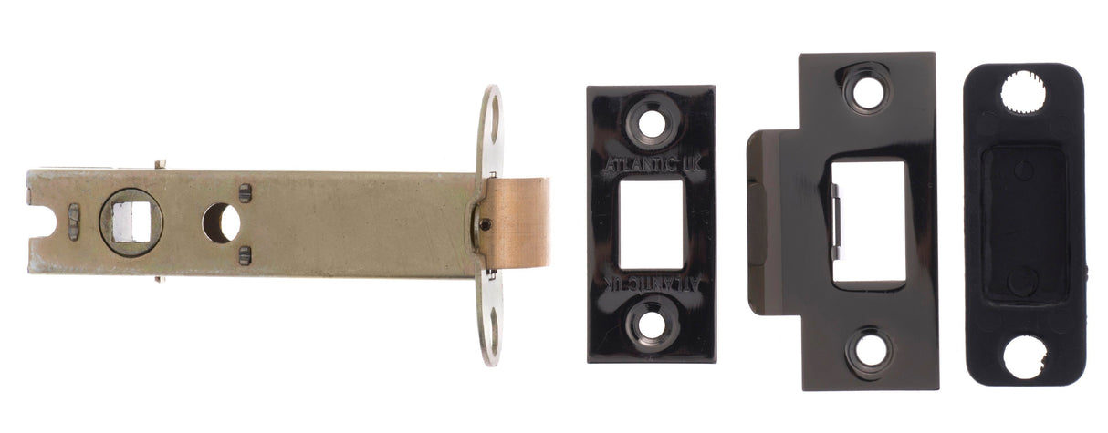 100mm (4") Black Nickel Heavy Duty Tubular Latch | AL4BN