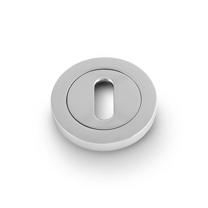 Alexander & Wilks Polished Chrome 50mm Standard Escutcheon | AW391PC