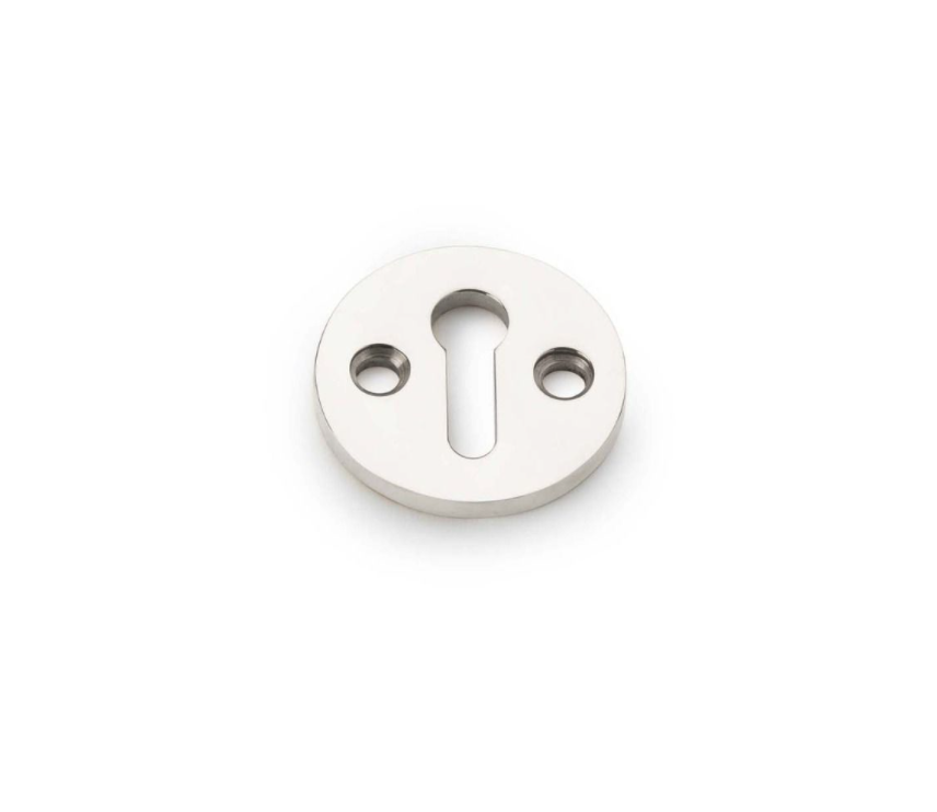 Alexander & Wilks Polished Nickel 32mm Standard Key Escutcheon | AW380PN