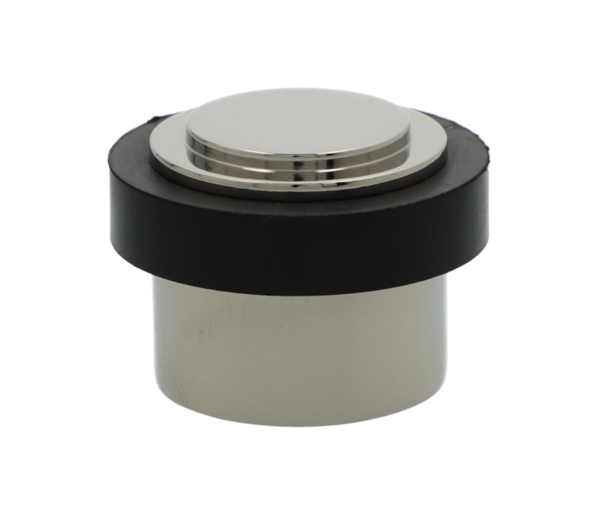 Alexander & Wilks Polished Nickel PVD Floor Mounted Door Stop | AW603PNPVD