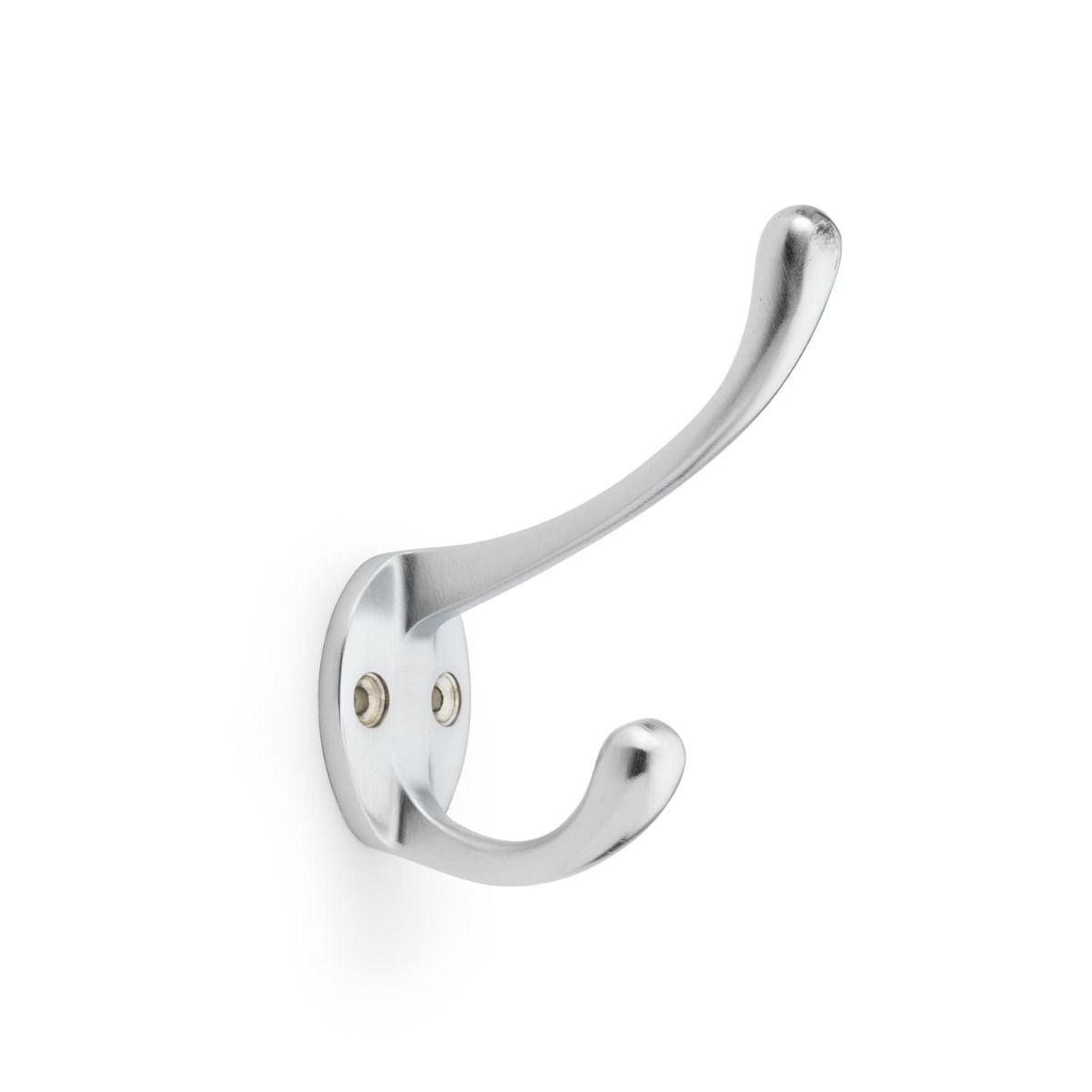 Alexander & Wilks Satin Chrome Victorian Hat & Coat Hooks | AW770SC