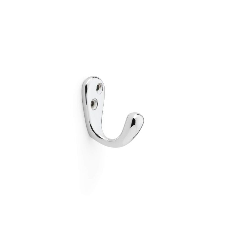 Alexander & Wilks Polished Chrome Victorian Single Robe Hook | AW774PC
