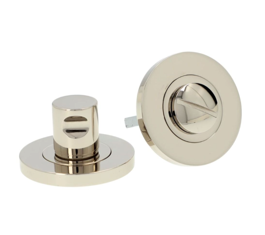 Alexander & Wilks Polished Nickel PVD Plain Turn and Release | AW791PNPVD