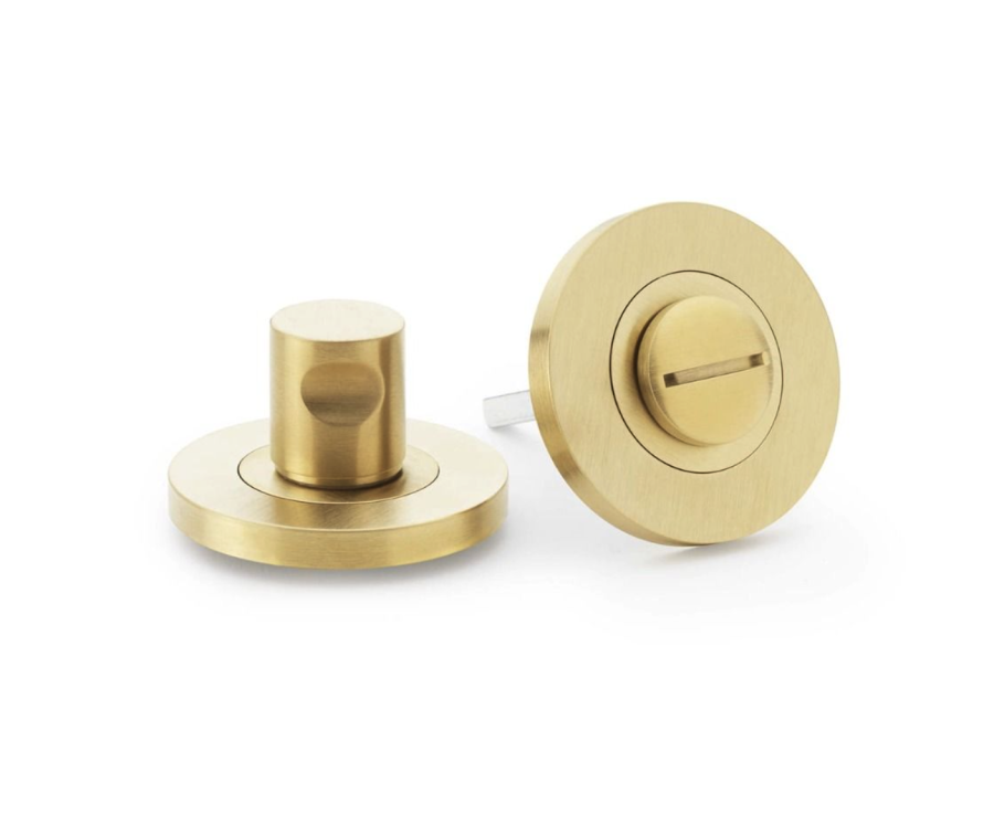 Alexander & Wilks Satin Brass PVD Plain Turn and Release | AW791SBPVD