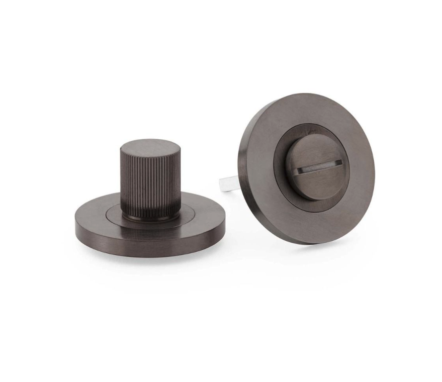 Alexander & Wilks Dark Bronze PVD Reeded Turn and Release | AW792DBZPVD