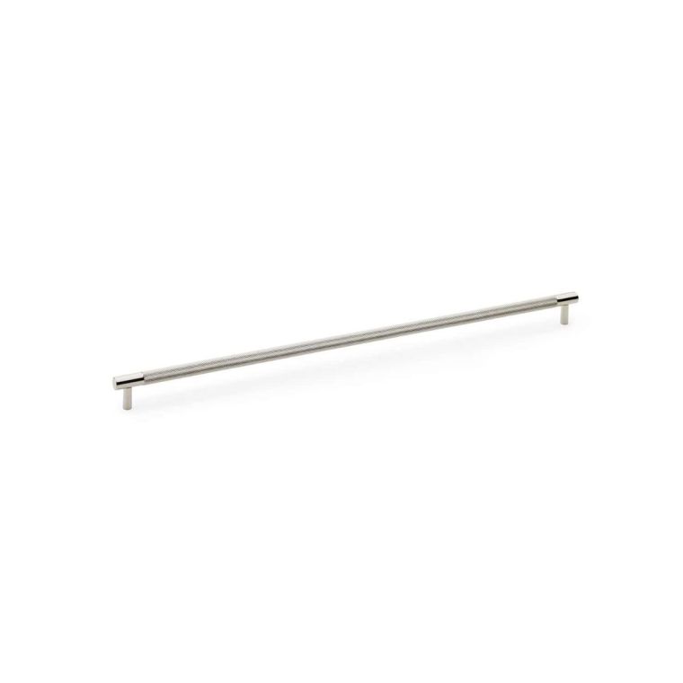 A&W Polished Nickel Brunel Knurled T Bar Pull Handle c/c 448mm
