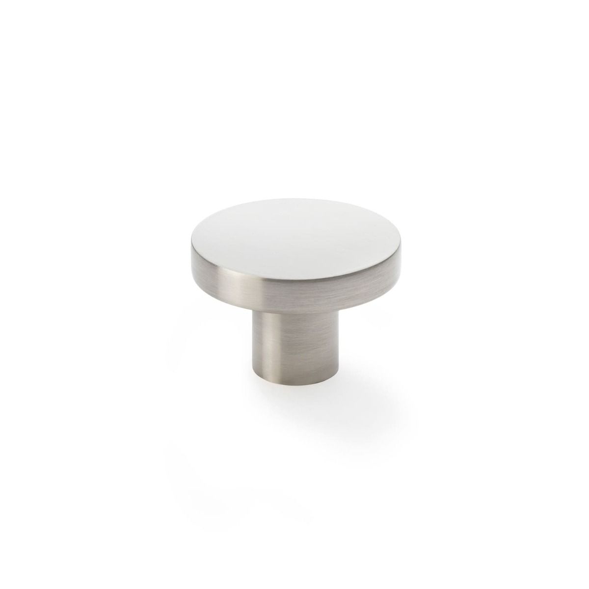 Alexander & Wilks Satin Nickel 38mm Hanover Plain Cupboard Knob