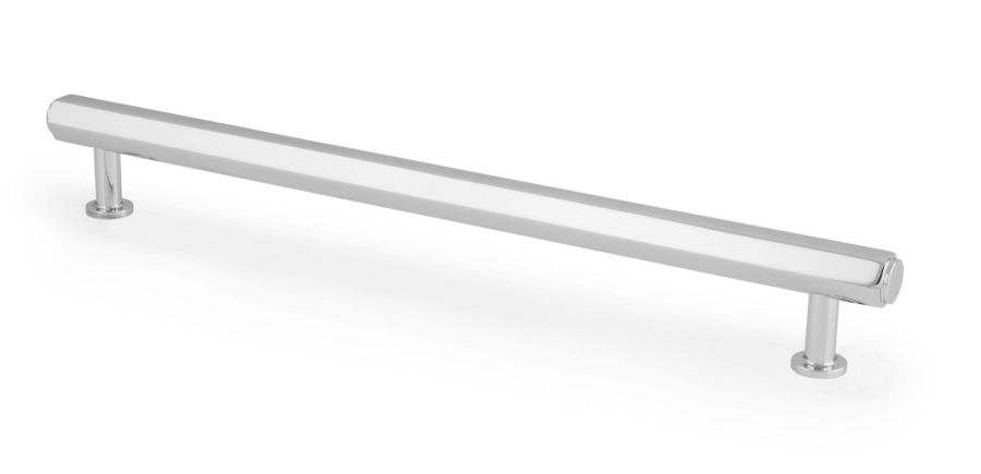 Polished Chrome 224mm Vesper Hexagonal Pull Handle | AW830-224-PC
