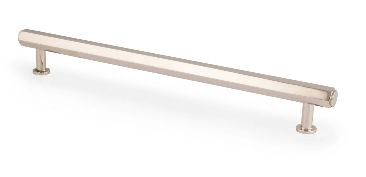 Polished Nickel 224mm Vesper Hexagonal Pull Handle | AW830-224-PN