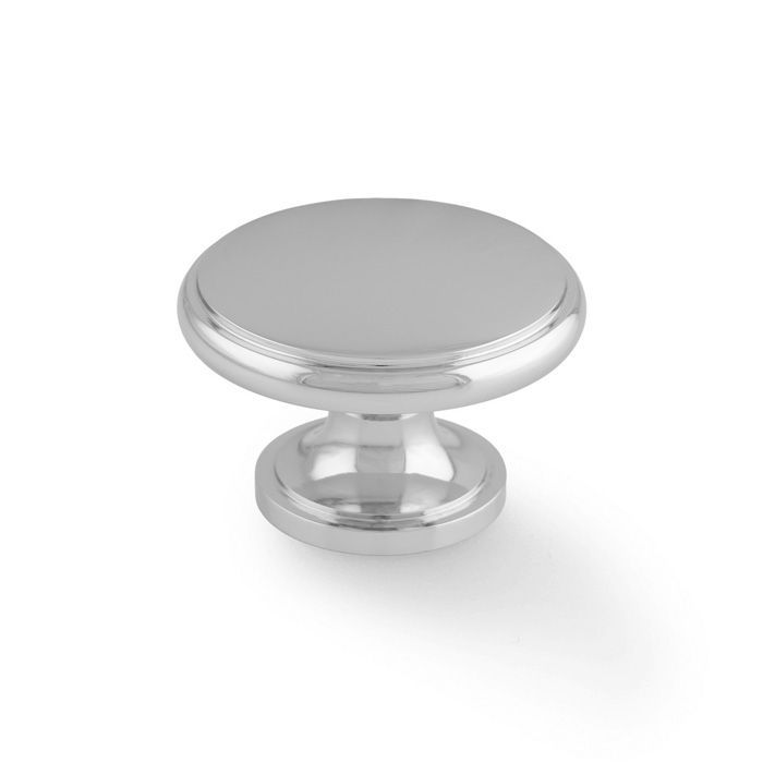 A&W Polished Chrome Cambridge Round Cupboard Knob | AW849-38-PC