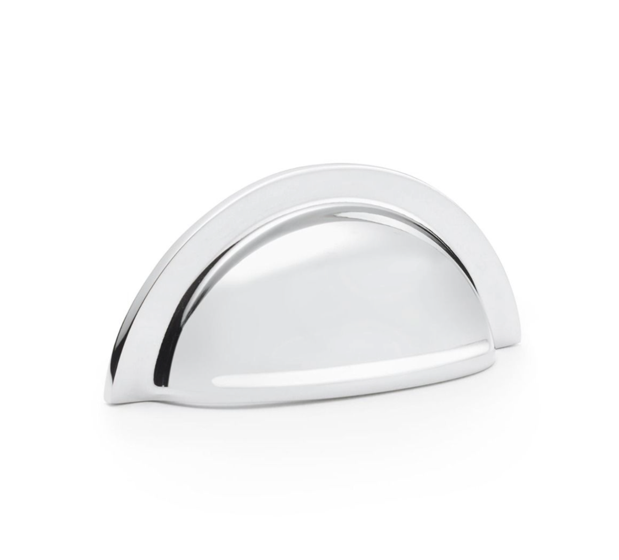 Alexander and Wilks Polished Chrome Bardom Ridged Cup Handle | AW903PC