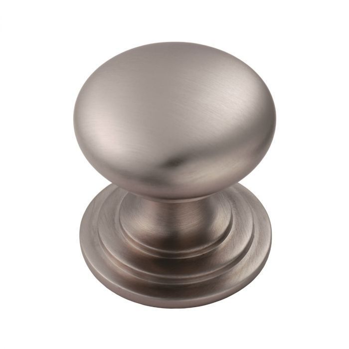 Stainless Steel Effect 38mm Victorian Cupboard Knob | M47CSSE