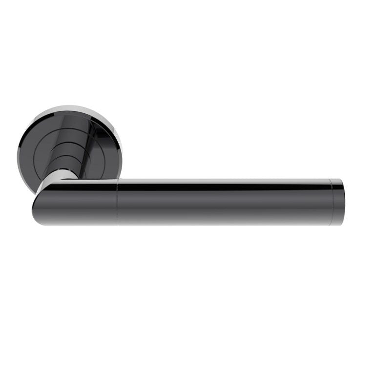 Set Black Nickel Serozzetta Trend Lever on round rose | SZM160BN
