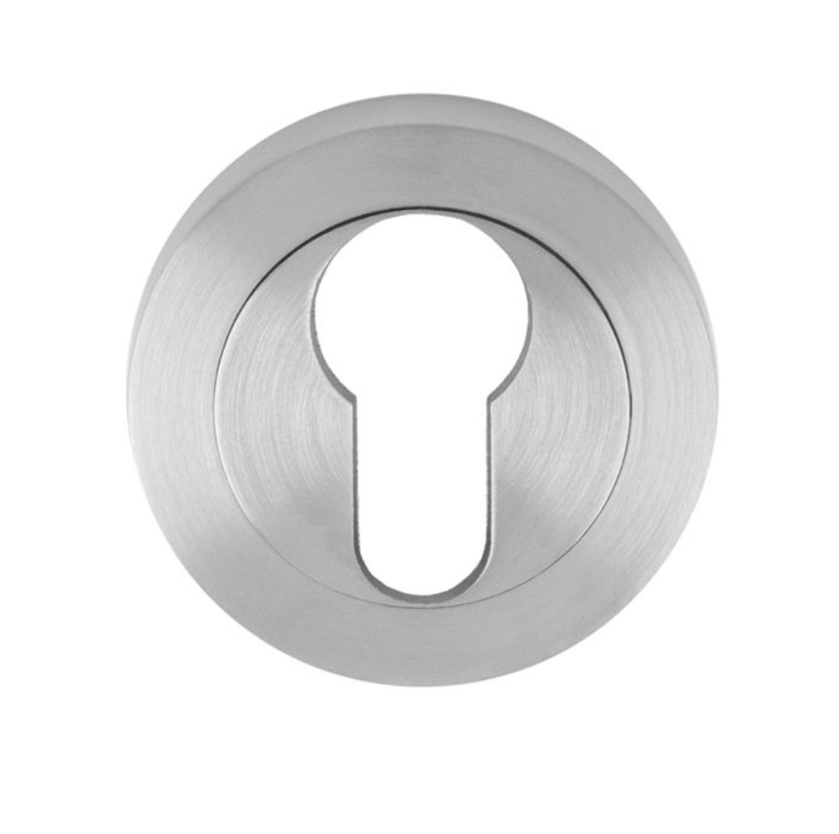 Carlisle Brass Satin Chrome Euro Escutcheon | EUL001SC