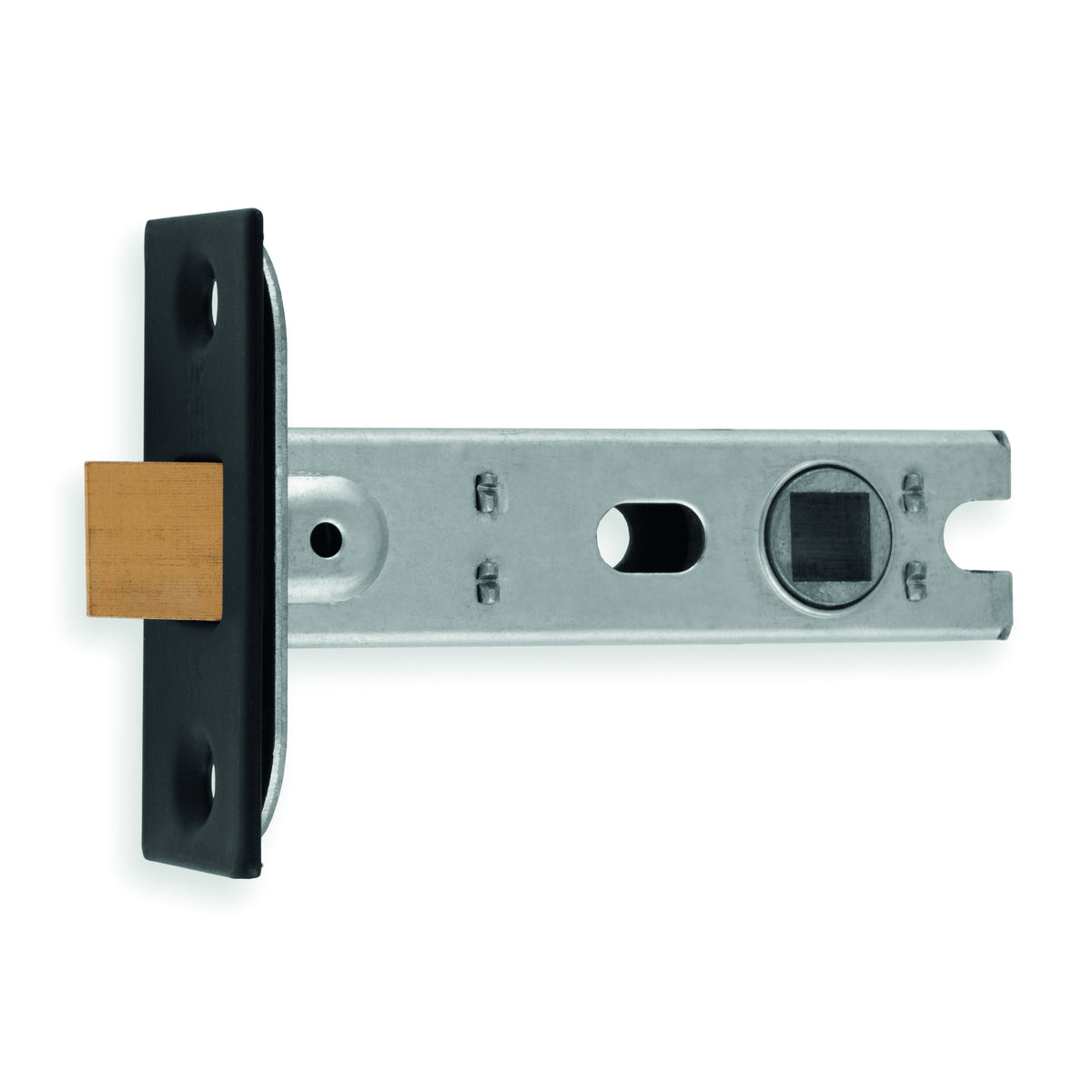 76mm Matt Black Tubular Mortice Latch | BTL30MB