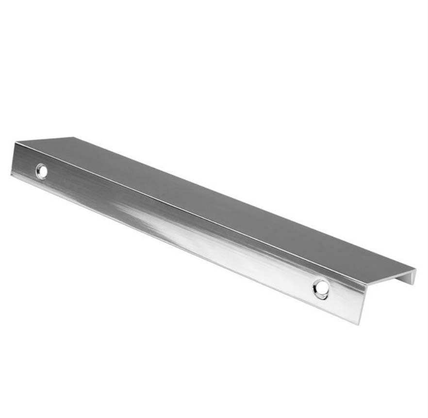 Polished Chrome 200mm Squared Edge Pull | FTD302CCP