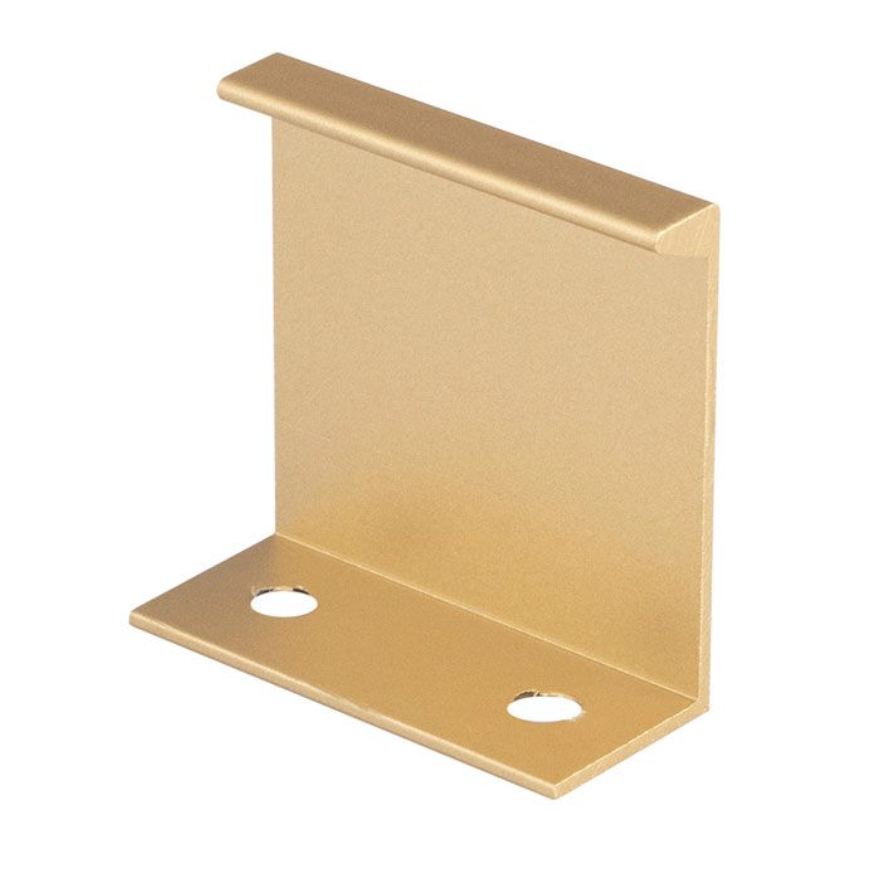 Satin Brass 40mm Squared Edge Pull | FTD302ASB