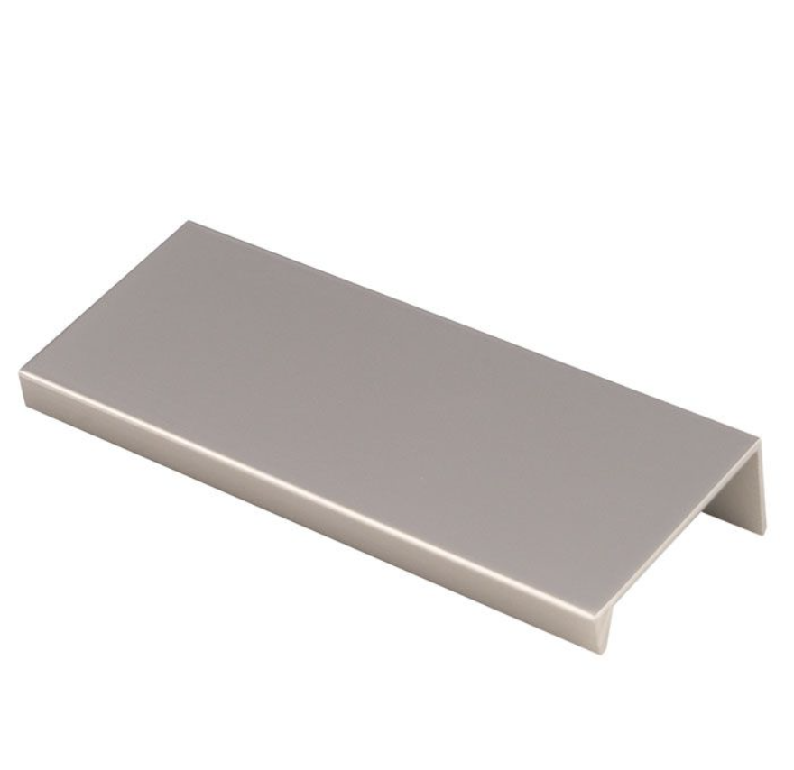Satin Nickel 100mm Squared Edge Pull | FTD302BSN