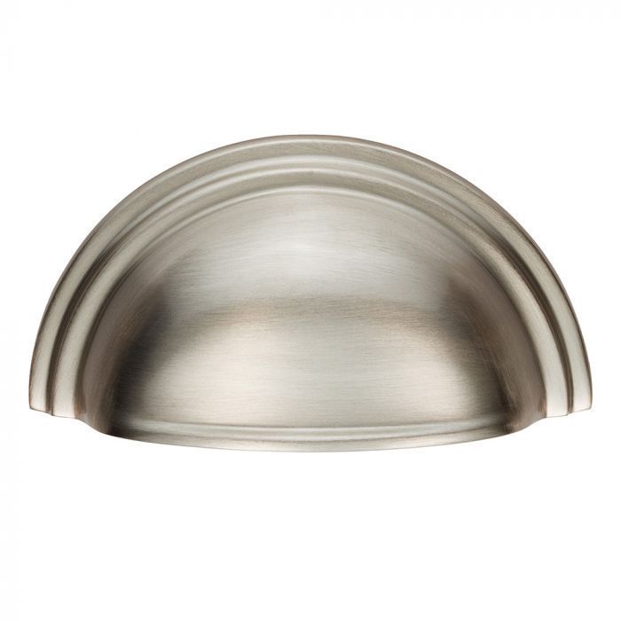 Polished Nickel 76mm Victorian Cup Pull | C47PN
