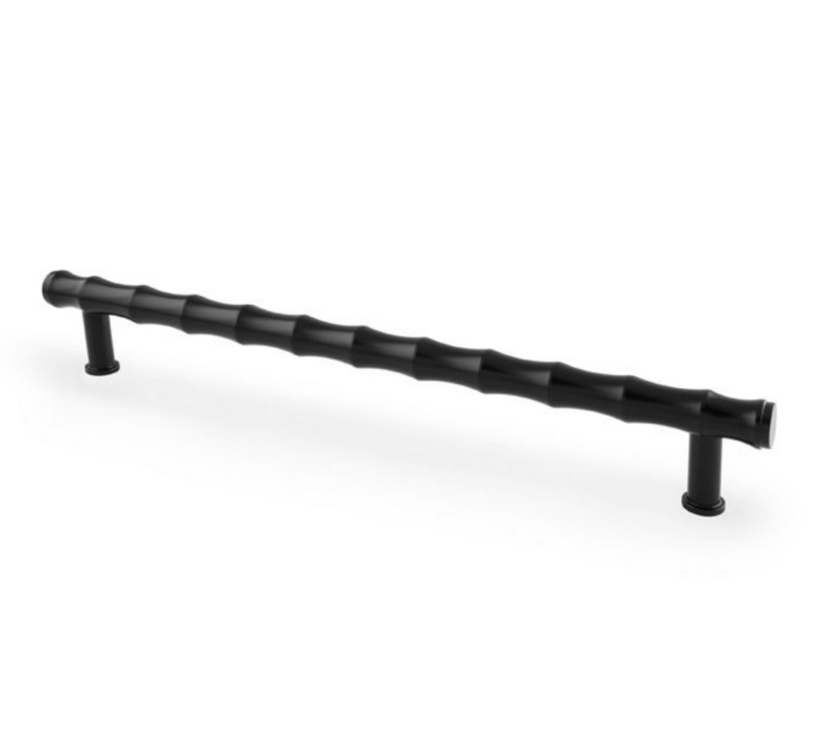 A&W Matt Black Bamboo T Bar Pull Handle c/c 224mm AW809B-224-BL
