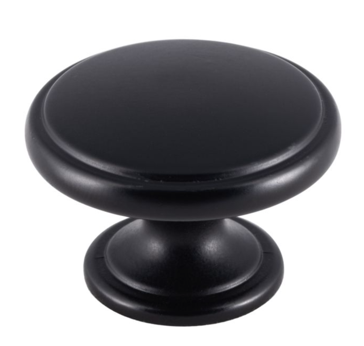 Matt Black 32mm Oxford Cupboard Knob | FTD524SMB