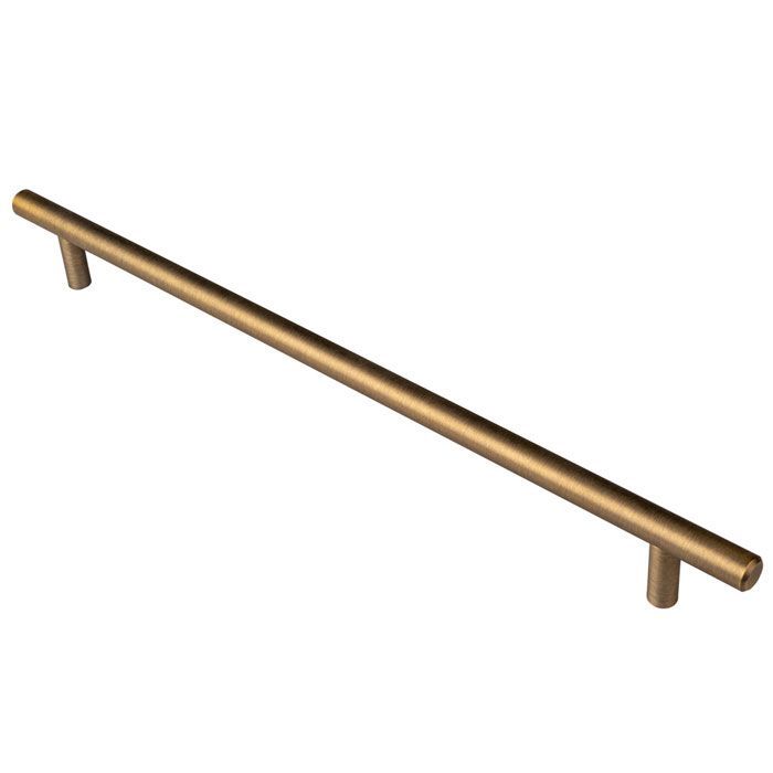 Antique Brass 288mm T Bar Cabinet Handle | FTD445FAB