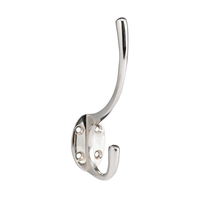 Polished Nickel Single Hat & Coat Hook | AA25PN