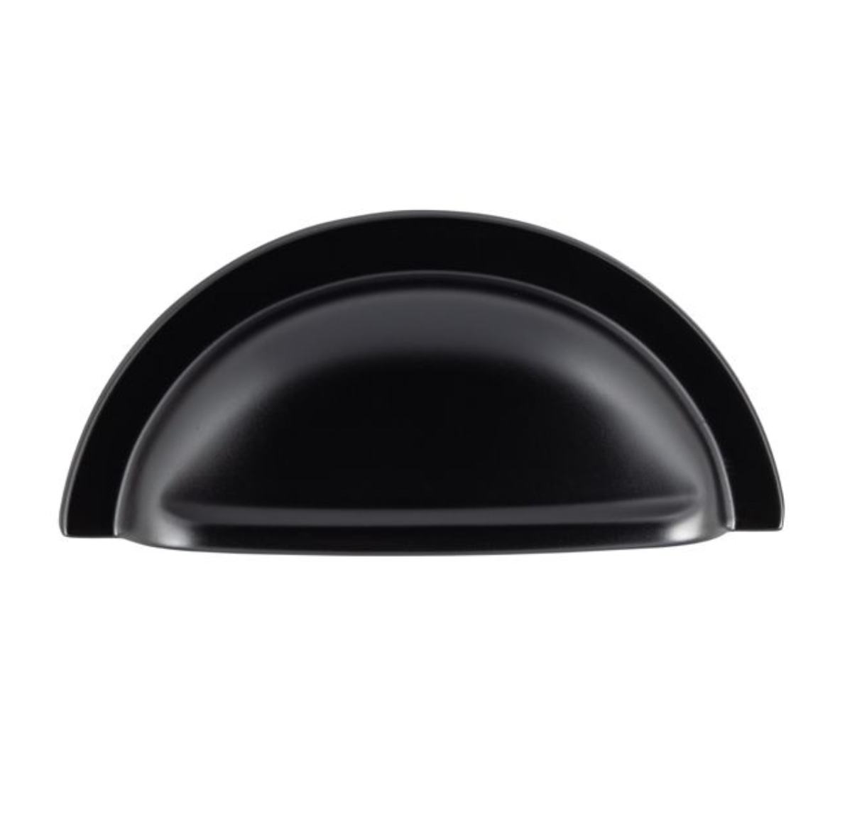 Matt Black 76mm Oxford Cup Pull | FTD558MB